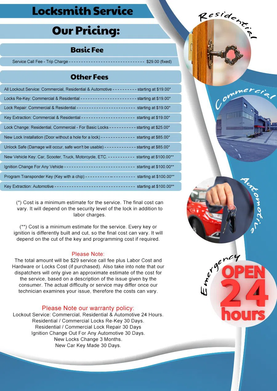 Van Nuys Locksmith Store Van Nuys, CA 818-737-2243